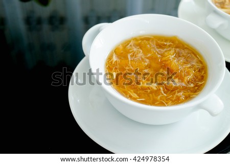 Braised Fish Maw in Red Gravy