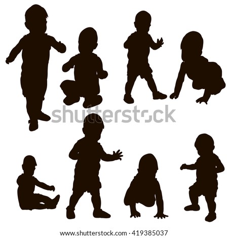 Baby Silhouette Stock Images, Royalty-Free Images & Vectors | Shutterstock