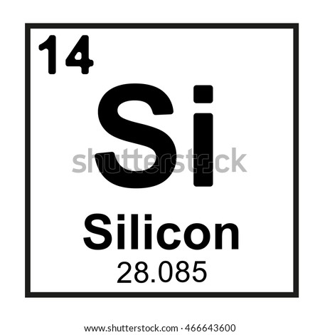 Periodic Table Element Silicon Stock Vector (Royalty Free) 466643600 ... Periodic Table Element Silicon Stock Vector (Royalty Free) 466643600 ...