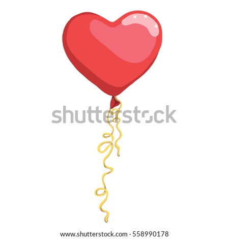 Gold Balloon Shadow Isolated On White Stock Vector 724132207 - Shutterstock