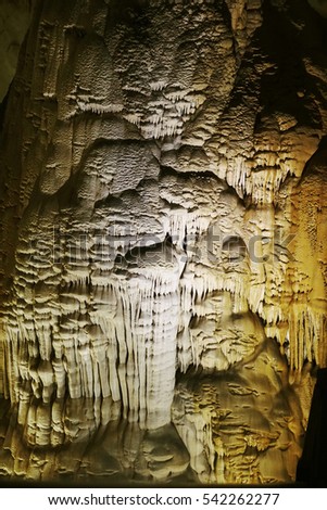 Quang Binh, Vietnam - 12th December 2016 - Paradise cave (or Thien Duong cave) is a cave in Phong Nha Ke Bang National Park, UNESCO's World Heritage Site