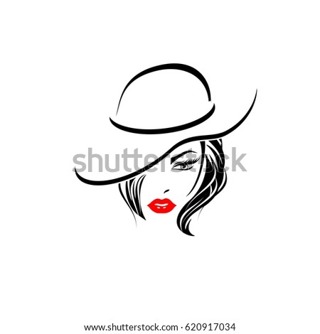 Hand Drawn Portrait Young Girl Face Stock Illustration 396704596 ...