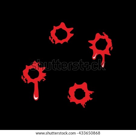 Bullet Hole Blood Stock Images, Royalty-Free Images & Vectors