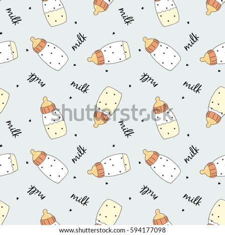 baby bottle pattern.