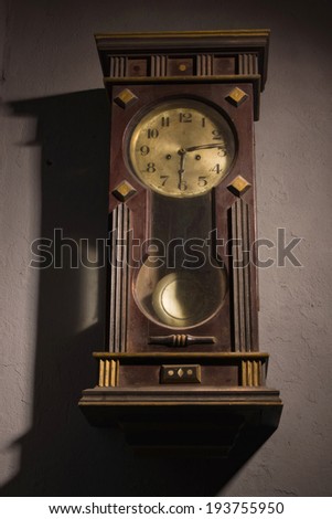 Wall Hanging Grandfather Clock old wooden grandfather clock hanging on stock photo 113072962 Wall Hanging Grandfather Clock old wooden grandfather clock hanging on stock photo 113072962