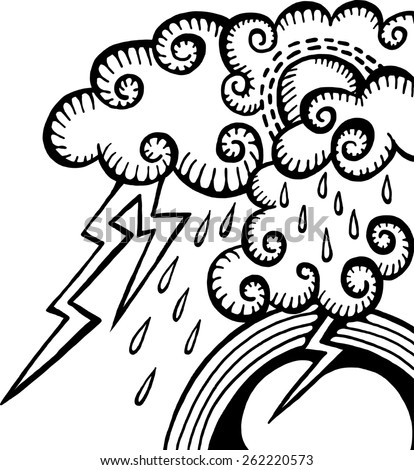 Rain Cloud Drawing Rain Cloud Drawing