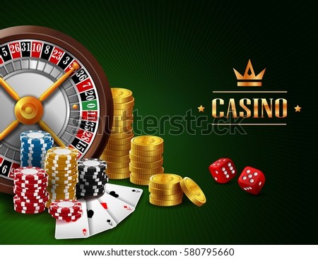 Gambling vector background