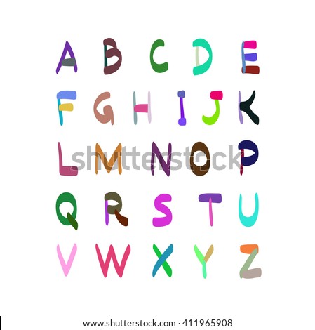 Decorative Alphabet Stock Vector 105300560 - Shutterstock