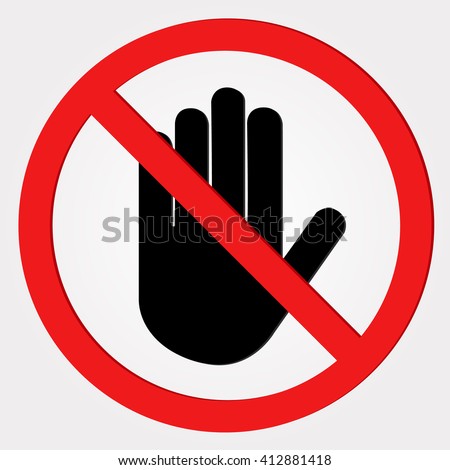 Do not touch Stock Photos, Images, & Pictures | Shutterstock