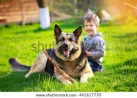 Boy And Dog Stock Photos, Images, & Pictures | Shutterstock