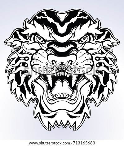 Tiger Tattoo Stock Images, Royalty-Free Images &amp; Vectors ...