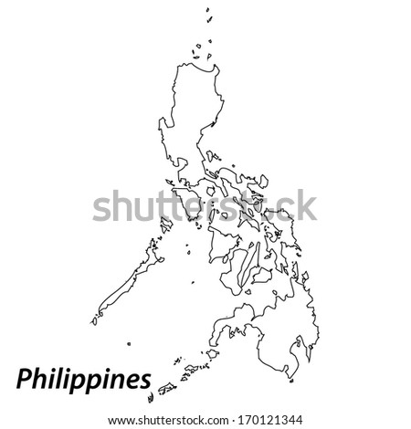 Philippines Outline Stock Photos, Royalty-Free Images & Vectors ...