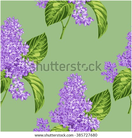 Spring Flower Lilac Isolated Vector Illustration Stock Vector 379223230 ...