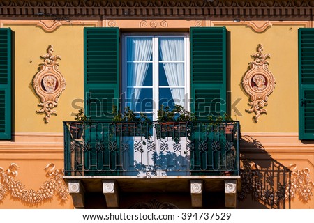 Picturesque balcony of the italian riviera, From ImagesAttr