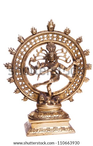 India God Shiva Nataraja Isolated Stock Photo 88979083 - Shutterstock