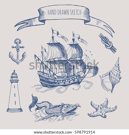 Old Map Sea Monster Stock Images, Royalty-Free Images & Vectors ...