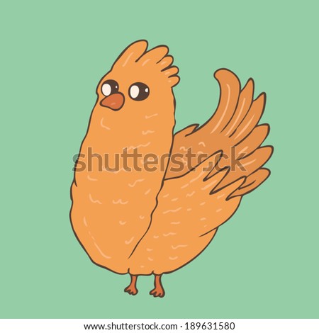 Stock Images similar to ID 116314180 - cartoon chicken a strong and...