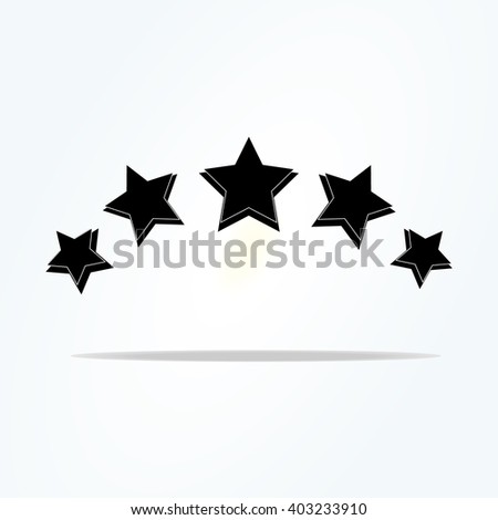 Five Stars Vector Icon Stock Vector 538890793 - Shutterstock