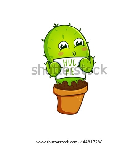 stock-vector-cactus-print-with-texts-in-vector-cute-sticker-postcard-hug-me-644817286.jpg