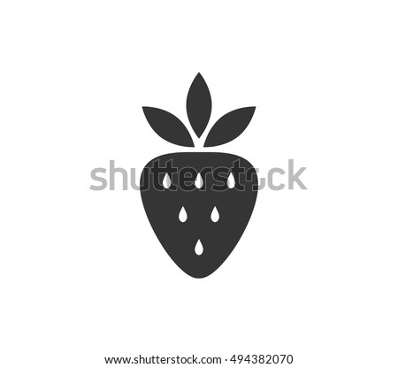 Strawberry vector icon