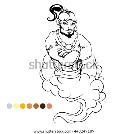 Genie Coloring Pages Faceboul Com