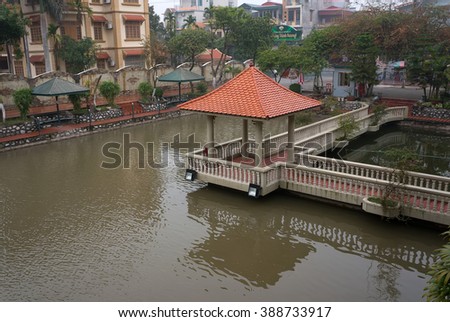 HAI PHONG, VIETNAM, December 23, 2015 the resort, suburban Hai Phong, Vietnam