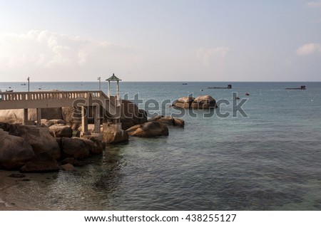 Binh Thuan, Vietnam, June 28, 2015 resort, beach, Binh Thuan, Vietnam