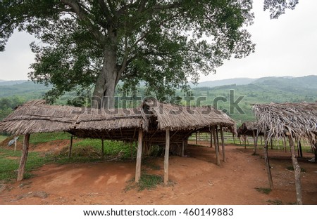 Vinh Phuc, Vietnam, March 13, 2016 market, Midlands region, Vinh Phuc Province, Vietnam, on holidays
