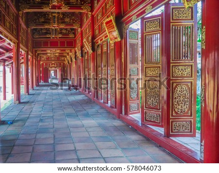 The Royal Palace in Hue Vietnam