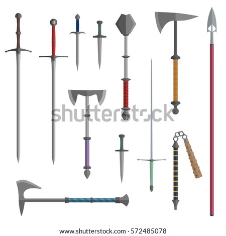 Ancient Chinese Weapons Stock Vector 29809066 - Shutterstock