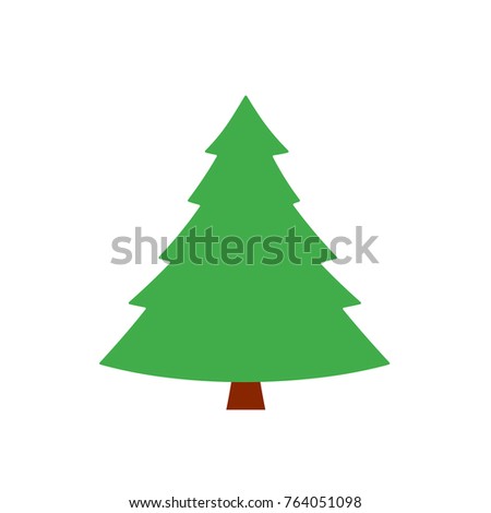 Cartoon Illustration Christmas Tree 3 Different Stock Vector 83063746