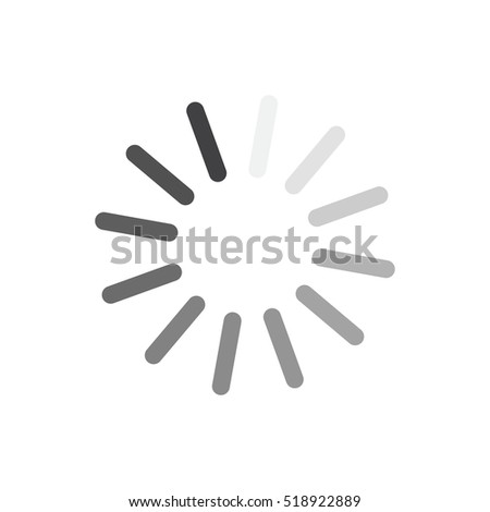 Loading Icon Vector de stock518922889: Shutterstock