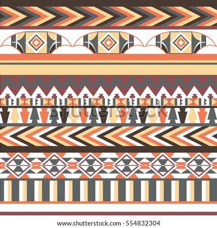 Seamless Ethnic Pattern Textile Design Stylish Stock Vector 294232352 ...