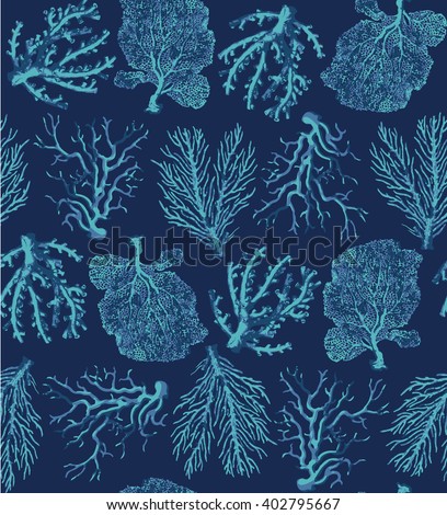 ocean coral reef pattern