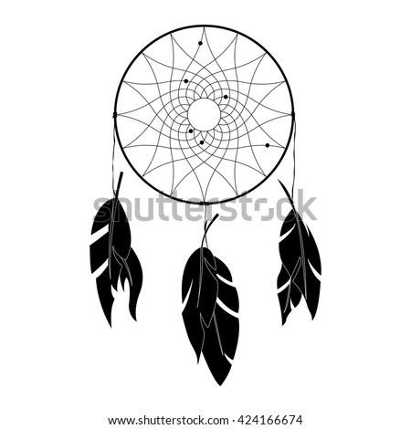 Hand Drawn Native American Indian Talisman Stock Vector 381224626 ...