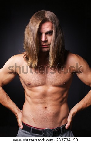Naked guys with long hair — photo 13