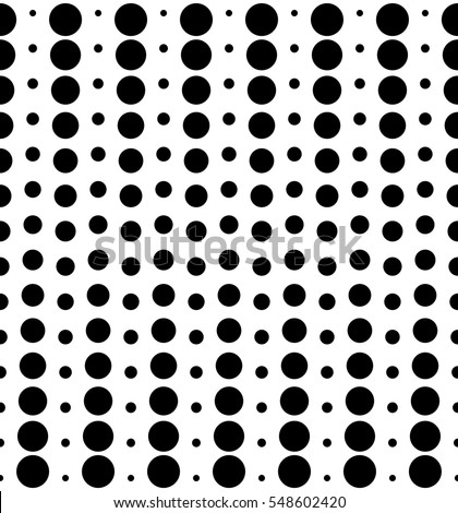 Vector Seamless Pattern Polka Dot Texture Stock Vector 536917594 ...