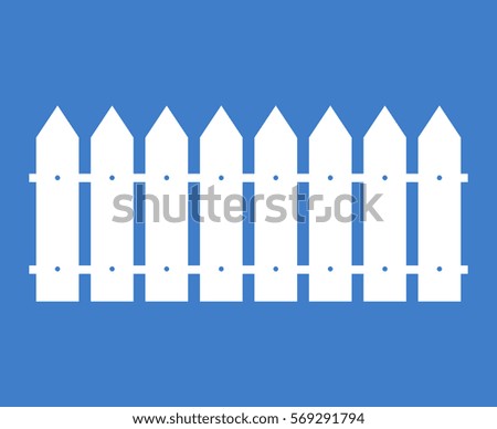 Picket Fence Vector Picket Fence Vector