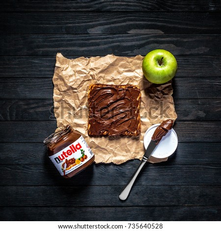 Download Nutella Stock Images, Royalty-Free Images & Vectors | Shutterstock