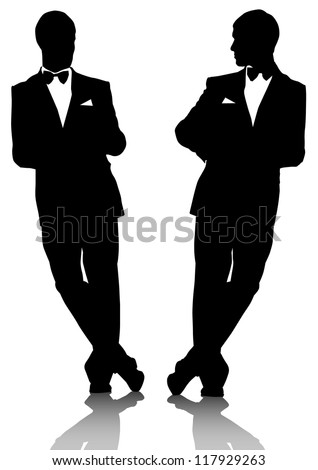 business suit drawing