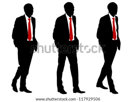business suit drawing