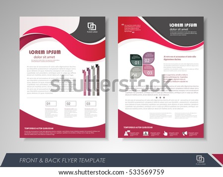 background leaflet design
