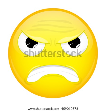 Sad Crying Emoji Bad Emotion Weeping Stock Vector 446643481 - Shutterstock