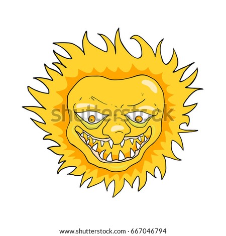 Angry Sun Stock Images, Royalty-Free Images & Vectors | Shutterstock