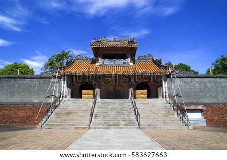 Tomb of Tu Duc in Hue, Vietnam