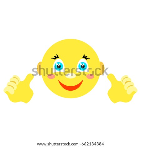Vector Flat Line Emoji Icons Set Stock Vector 676460356 - Shutterstock