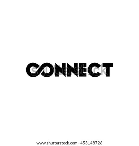 Connect Logo Design Template Elements Stock Vector 453148726 - Shutterstock