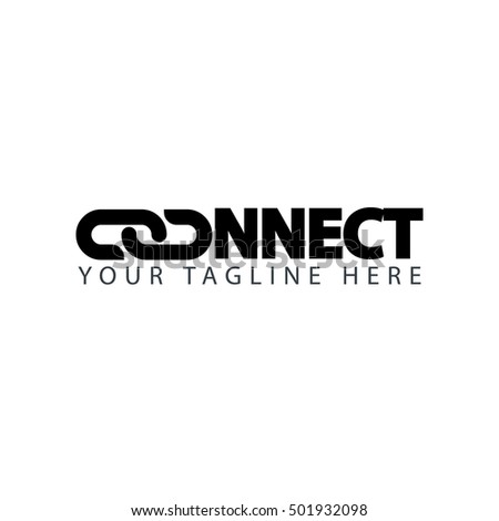 Connect Logo Design Template Elements Stock Vector 453148726 - Shutterstock