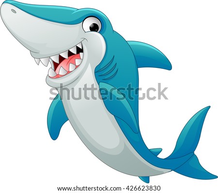 Shark Biting Clip Art