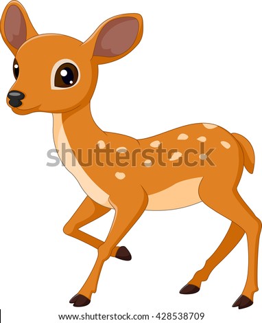 Mouse Deer Cartoon Illustration Stock Vector 428538709 